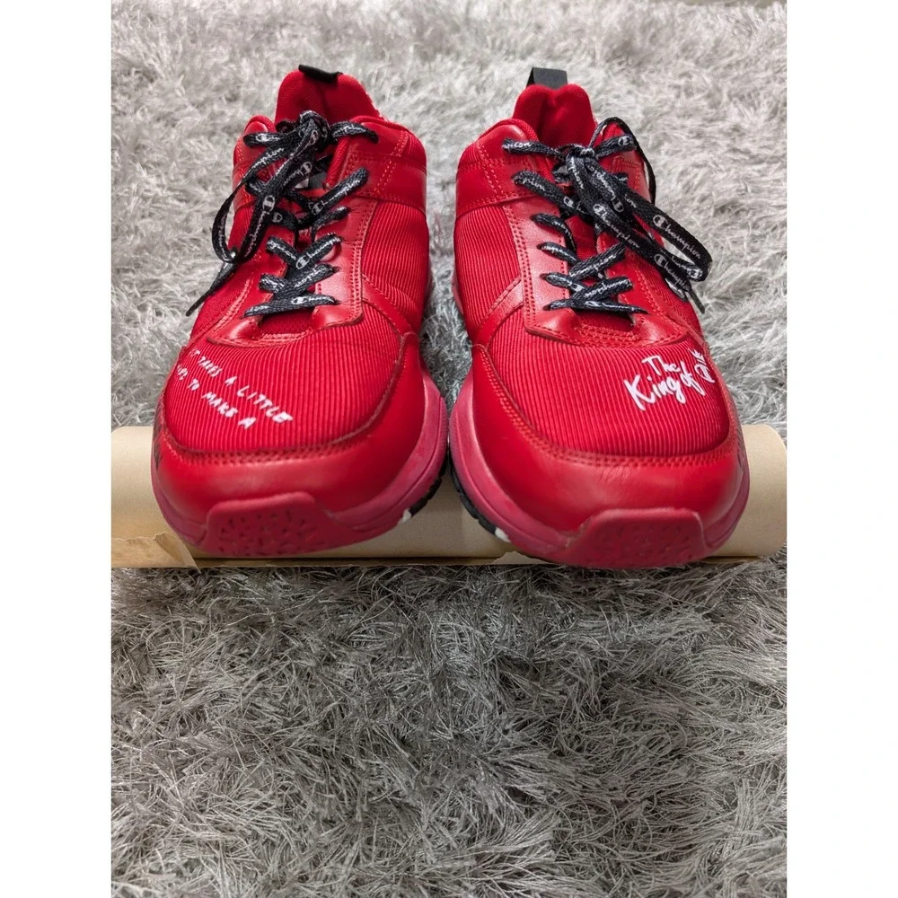 Champion 93Eighteen King Red Leather Sneakers Mens 11.5 CMS10026M